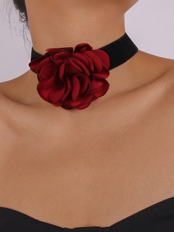 Collar Flocado Rosa-2